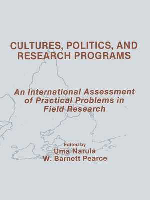 cover image of Cultures, Politics, and Research Programs